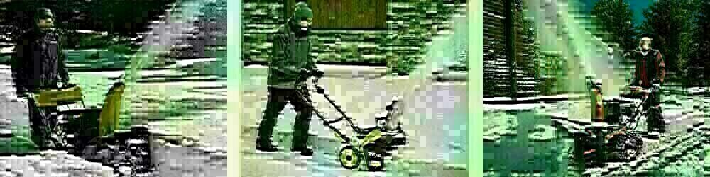 Sniego pūstuvai, valytuvai